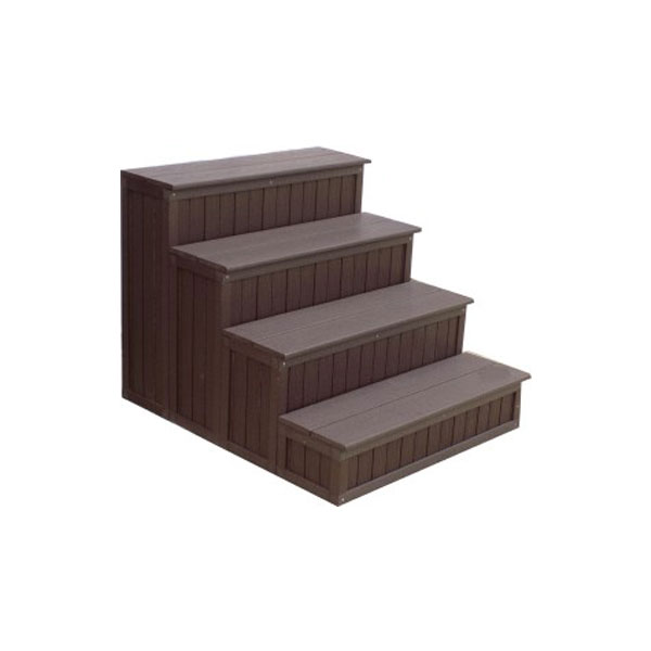 4 Tier, Enclosed, Lateral Steps