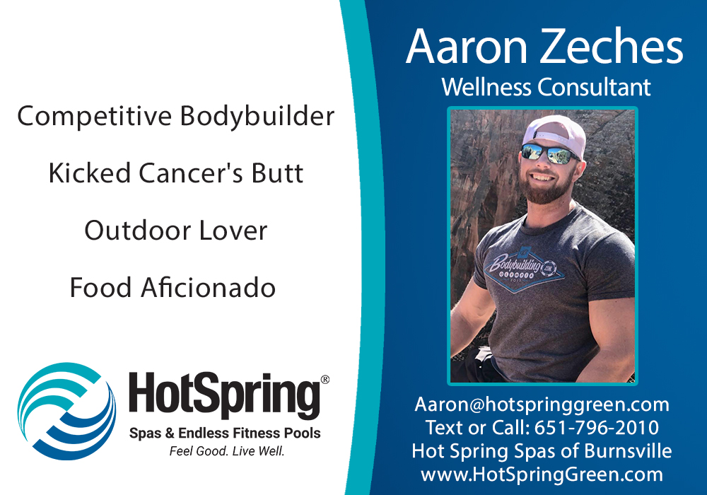 Aaron Zeches Hot Tub Endless Pool Sauna